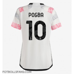 Juventus Paul Pogba #10 Replika Bortatröja Damer 2023-24 Kortärmad